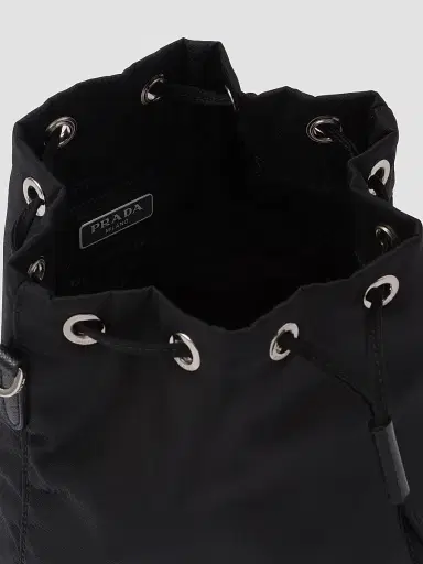 Prada Women's Re-Nylon Pouch - Black | Thumbnail 4