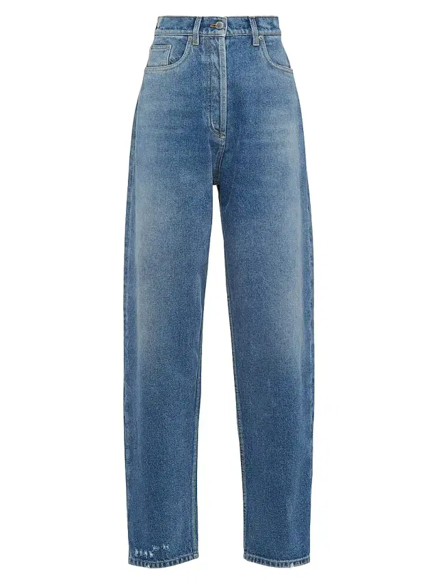 Prada Women's High-Waisted Denim Jeans - Blue