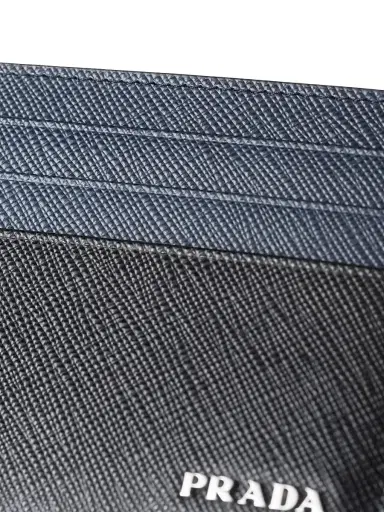 Prada Men's Saffiano Leather Card Holder | Thumbnail 2
