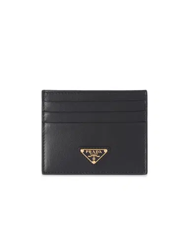 Prada Women's Leather Card Holder - Black | Thumbnail 3 Prada Women's Leather Card Holder - Black | Thumbnail 3