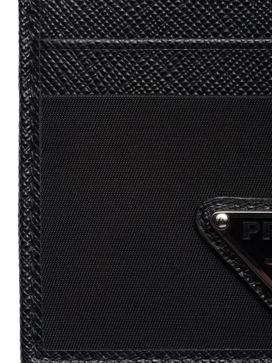 Prada Men's Re-Nylon And Saffiano Leather Card Holder | Thumbnail 2