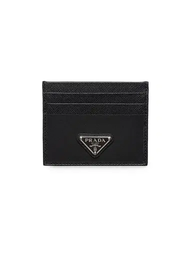 Prada Men's Re-Nylon And Saffiano Leather Card Holder | Thumbnail 1