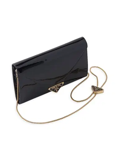 Prada Women's Patent Leather Mini-Bag - Black | Thumbnail 2 Prada Women's Patent Leather Mini-Bag - Black | Thumbnail 2