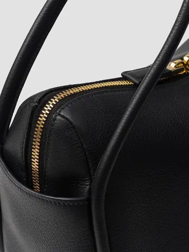 Prada Women's Darling Leather Top Handle Bag - Black | Thumbnail 6