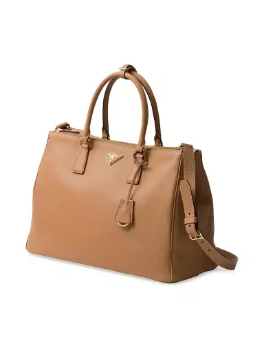 Prada Women's Extra-Large Galleria Leather Bag - Beige Khaki | Thumbnail 2