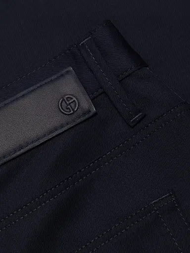 Giorgio Armani Men's Wool 5-Pocket Pants - Navy - Size 34 | Thumbnail 7 Giorgio Armani Men's Wool 5-Pocket Pants - Navy - Size 34 | Thumbnail 7