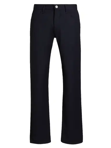 Giorgio Armani Men's Wool 5-Pocket Pants - Navy - Size 34 | Thumbnail 1 Giorgio Armani Men's Wool 5-Pocket Pants - Navy - Size 34 | Thumbnail 1
