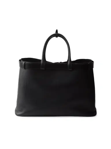 Prada Men's Buckle Leather Bag with Belt - Black | Thumbnail 3 Prada Men's Buckle Leather Bag with Belt - Black | Thumbnail 3