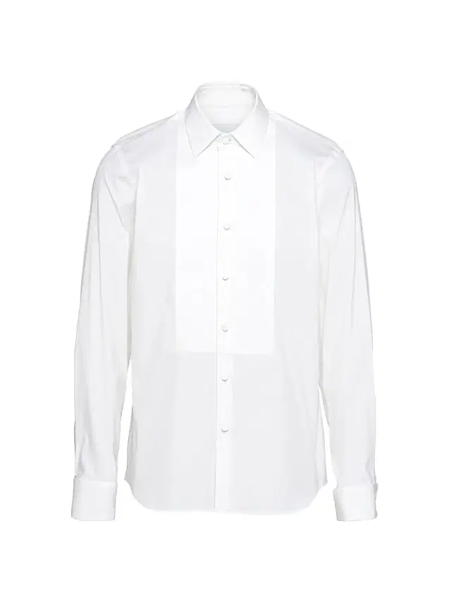Prada Men's Stretch Cotton Shirt - White