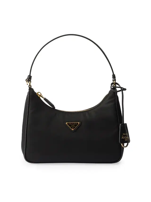 Women's Re-Edition 2005 Re-Nylon Mini Shoulder Bag - Black Gold