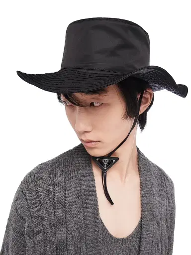 Prada Men's Re-Nylon Hat | Thumbnail 2
