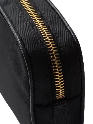 Prada Women's Re-Edition 1978 Re-Nylon and Saffiano Leather Pouch - Black | Thumbnail 5 Prada Women's Re-Edition 1978 Re-Nylon and Saffiano Leather Pouch - Black | Thumbnail 5