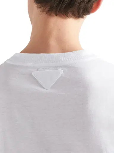 Prada Men's Three Pack Cotton Jersey T-Shirts | Thumbnail 4
