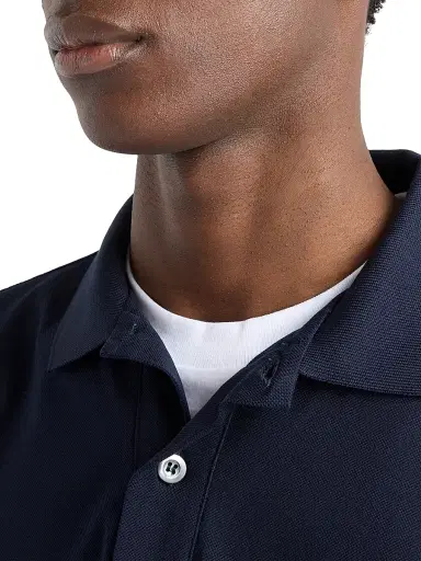 Prada Men's Cotton Polo Shirt - Blue - Size XL | Thumbnail 6 Prada Men's Cotton Polo Shirt - Blue - Size XL | Thumbnail 6