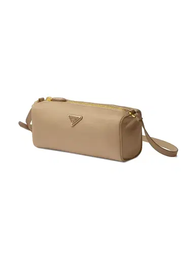 Prada Women's Re-Nylon Pouch - Beige | Thumbnail 2 Prada Women's Re-Nylon Pouch - Beige | Thumbnail 2