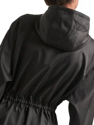 Prada Women's Re-Nylon Raincoat - Black | Thumbnail 5