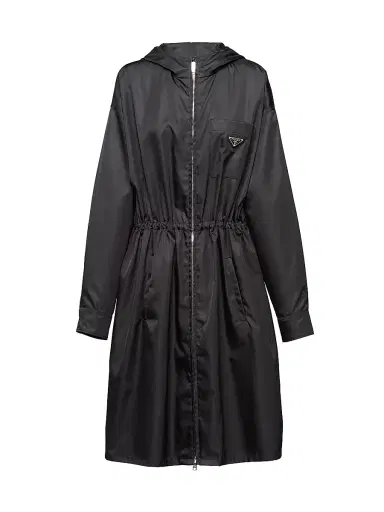 Prada Women's Re-Nylon Raincoat - Black | Thumbnail 1