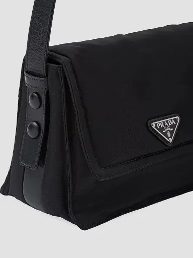 Prada Women's Small Padded Re-Nylon Shoulder Bag - Black | Thumbnail 6 Prada Women's Small Padded Re-Nylon Shoulder Bag - Black | Thumbnail 6