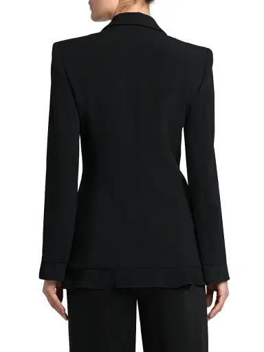 Giorgio Armani Women's Cady One-Button Jacket - Black - Size 8 | Thumbnail 5 Giorgio Armani Women's Cady One-Button Jacket - Black - Size 8 | Thumbnail 5