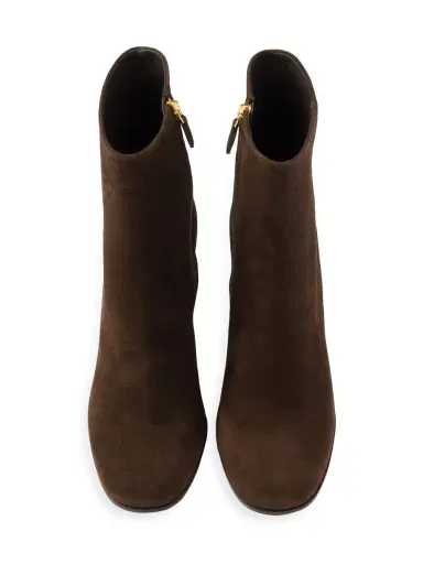 Prada Women's Suede Booties | Thumbnail 1 Prada Women's Suede Booties | Thumbnail 1