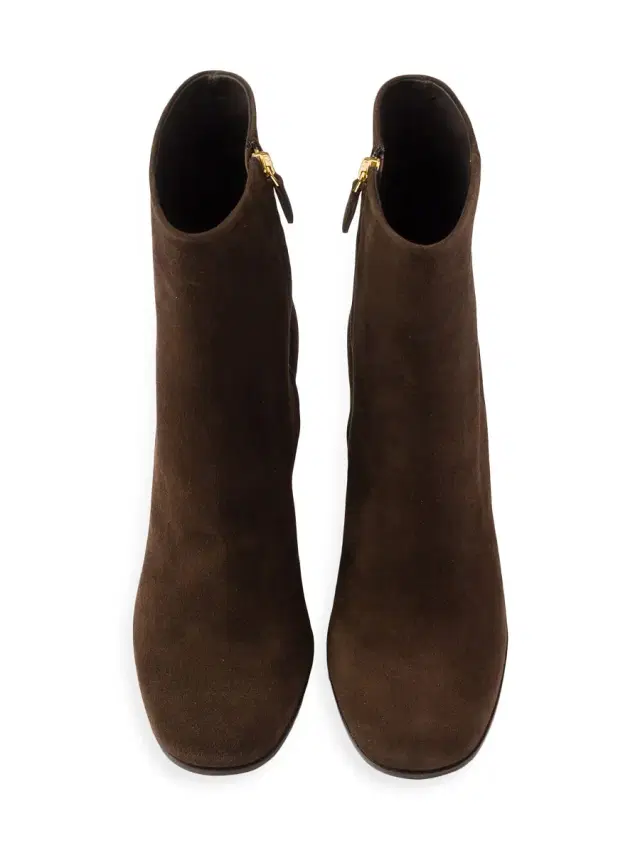 Prada Women's Suede Booties - Dark Brown