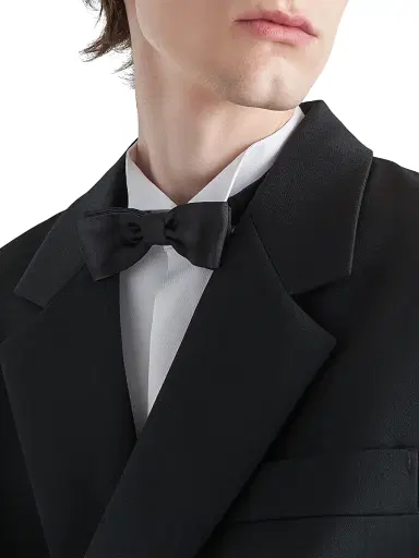 Prada Men's Satin Bow-Tie | Thumbnail 2