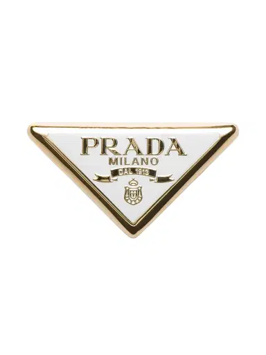 Prada Women's Metal Scarf Clip - Black | Thumbnail 1 Prada Women's Metal Scarf Clip - Black | Thumbnail 1