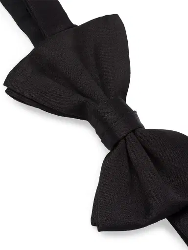 Prada Men's Satin Bow Tie | Thumbnail 3
