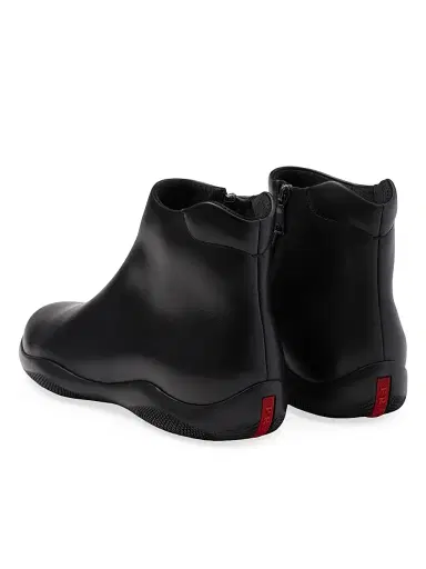 Prada Men's Toblach High-Top Sneakers - Black | Thumbnail 4
