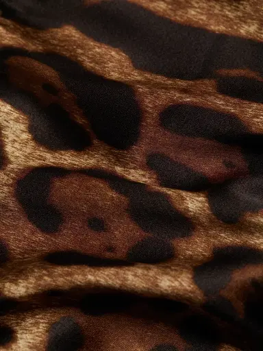 Dolce & Gabbana Women's Leopard Silk Hipster Brief - New Leopard - Size Large | Thumbnail 6 Dolce & Gabbana Women's Leopard Silk Hipster Brief - New Leopard - Size Large | Thumbnail 6