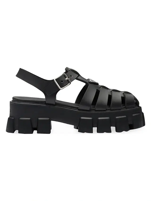 Women's Foam Rubber Sandals - Black