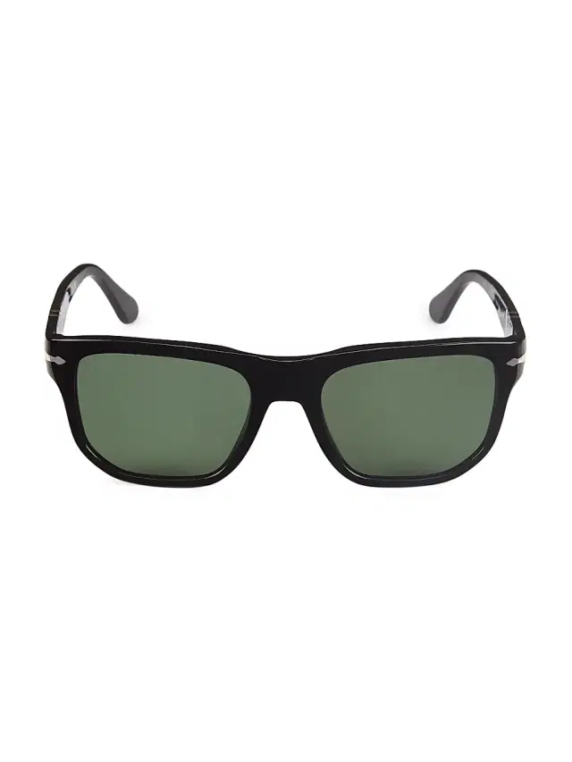 PERSOL Men's 55MM Pillow Sunglasses