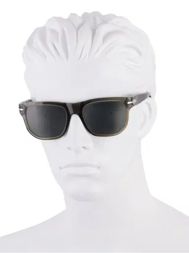 Persol Men's 55MM Pillow Polarized Sunglasses - Grey | Thumbnail 3
