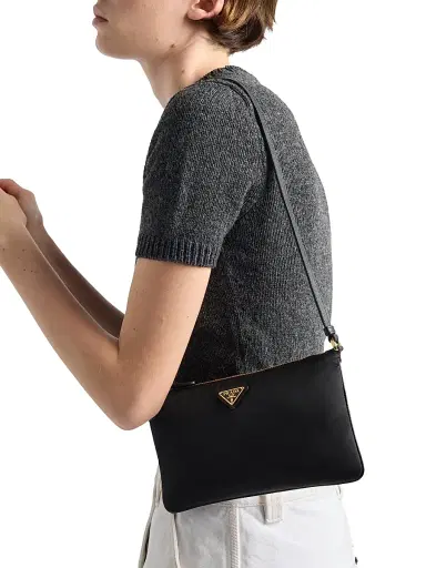 Prada Women's Re-Nylon Pouch | Thumbnail 2 Prada Women's Re-Nylon Pouch | Thumbnail 2