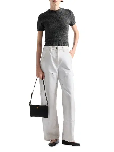 Prada Women's Re-Nylon Pouch | Thumbnail 7 Prada Women's Re-Nylon Pouch | Thumbnail 7