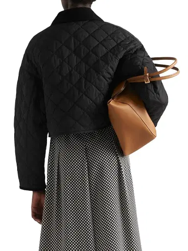 Prada Women's Light Re-Nylon Cropped Jacket - Black - Size 4 | Thumbnail 4 Prada Women's Light Re-Nylon Cropped Jacket - Black - Size 4 | Thumbnail 4