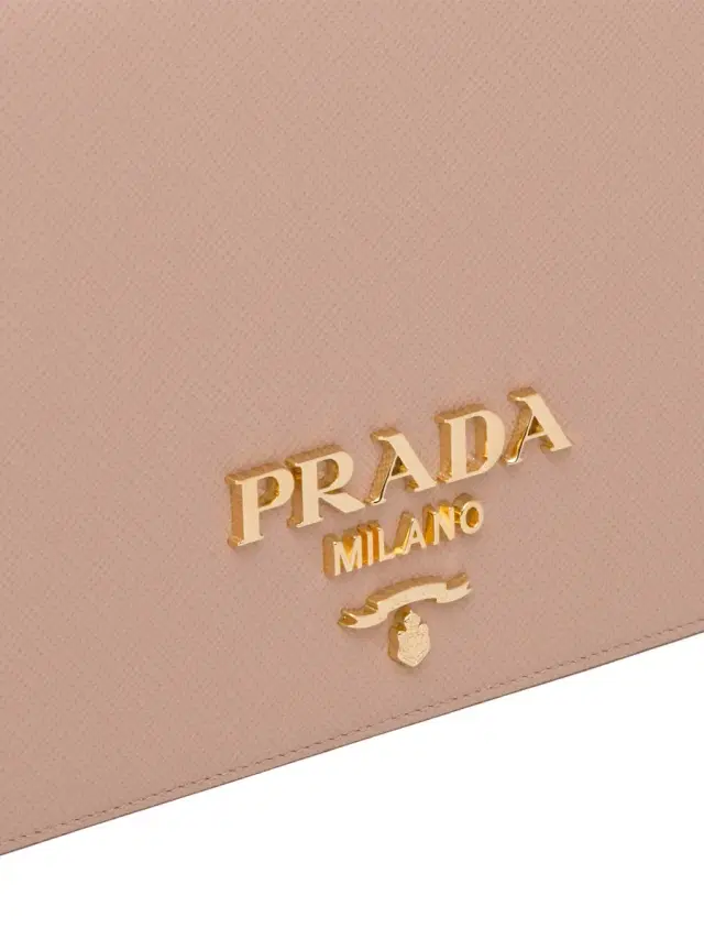 Women's Saffiano Leather Mini Bag - Light Pink