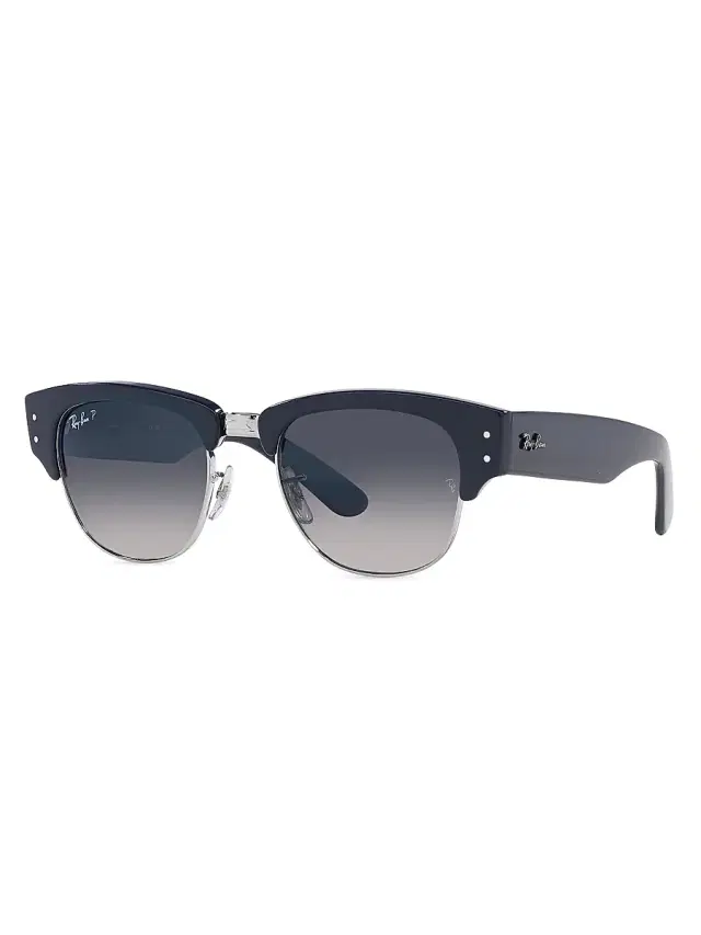 Men's RB0316S Mega Clubmaster 53MM Sunglasses - Blue Gradient