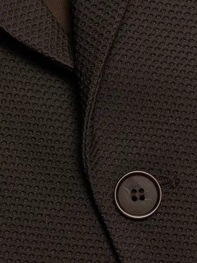Giorgio Armani Men's Rice Stitch Sport Jacket - Brown - Size 46 | Thumbnail 7 Giorgio Armani Men's Rice Stitch Sport Jacket - Brown - Size 46 | Thumbnail 7