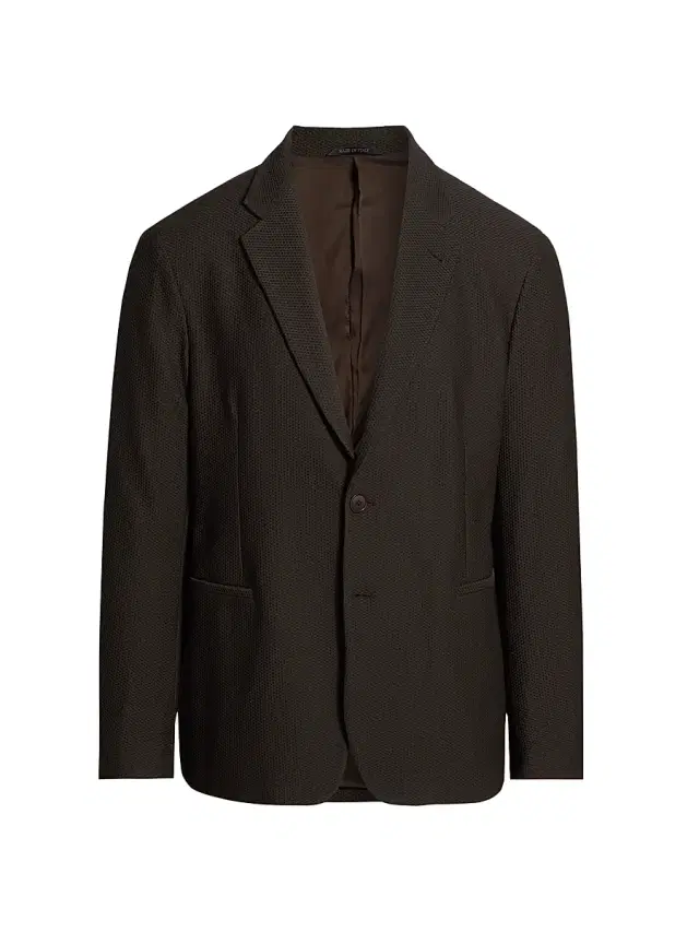 Men's Rice Stitch Sport Jacket - Brown
