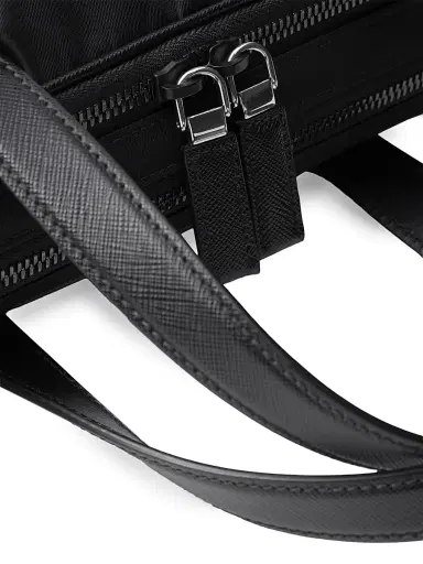 Prada Men's Re-Nylon and Saffiano Leather Briefcase | Thumbnail 5 Prada Men's Re-Nylon and Saffiano Leather Briefcase | Thumbnail 5