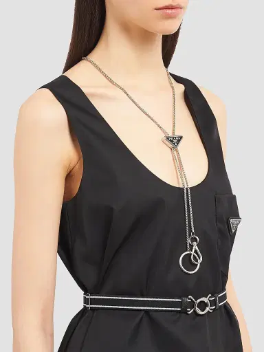 Prada Women's Metal Keychain | Thumbnail 2 Prada Women's Metal Keychain | Thumbnail 2