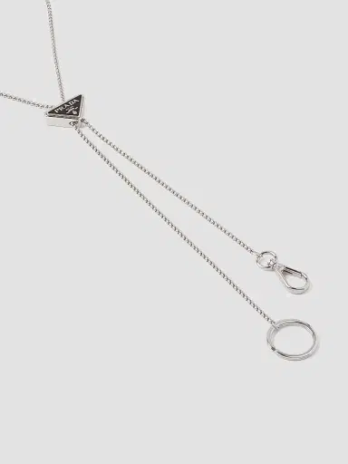 Prada Women's Metal Keychain | Thumbnail 3 Prada Women's Metal Keychain | Thumbnail 3