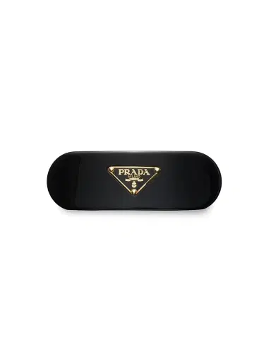 Prada Women's Plexiglas Hair Clip - Black | Thumbnail 1