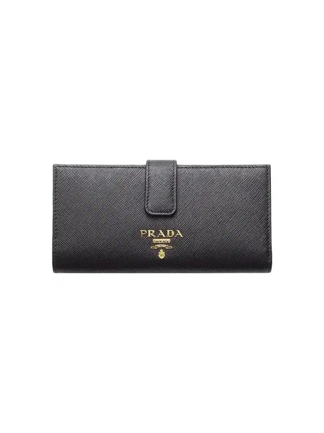 Prada Women's  Saffiano Leather Wallet - Black