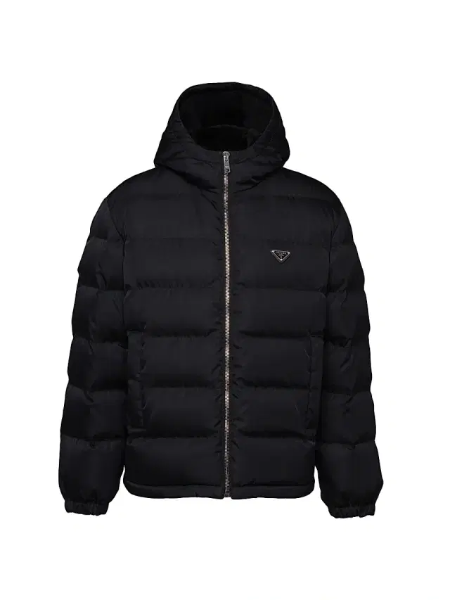 Prada Men's Cropped Re-Nylon Down Jacket - Black