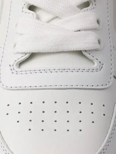 Prada Women's Downtown Bold Leather Sneakers - White | Thumbnail 4