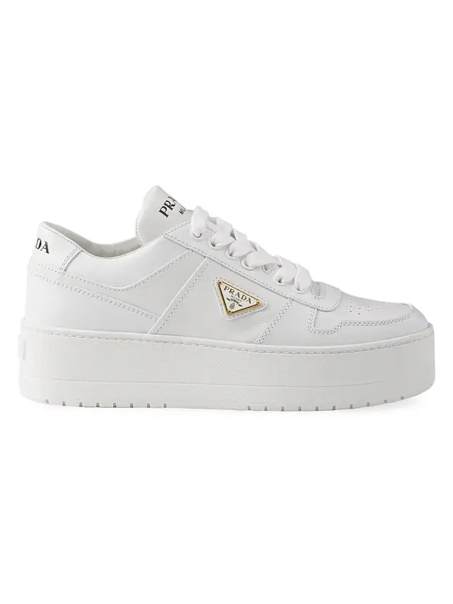Women's Downtown Bold Leather Sneakers - White