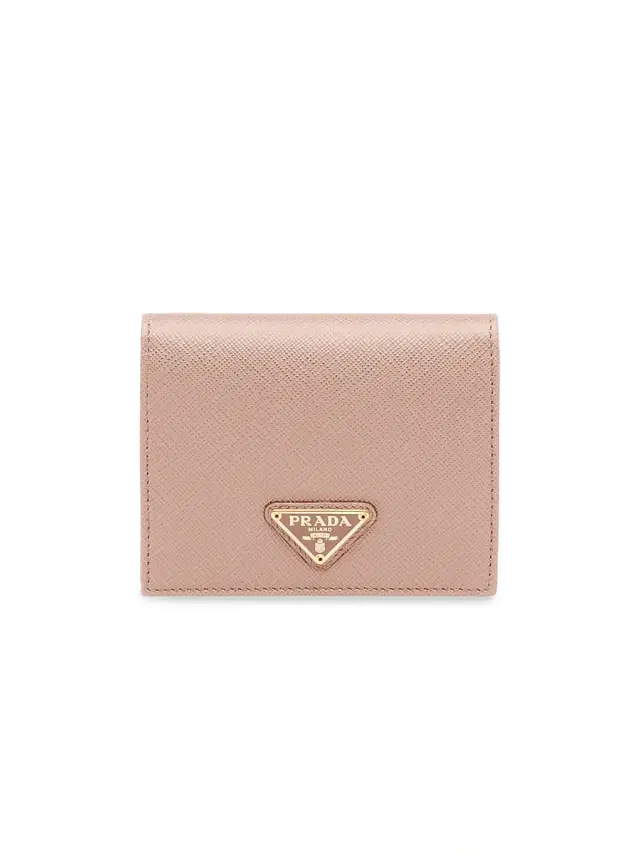 Prada Women's  Saffiano Leather Wallet - Pink
