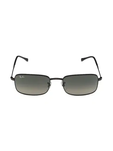 Ray-Ban Men's RB3746 56MM Rectangular Sunglasses - Gradient Grey Black | Thumbnail 2